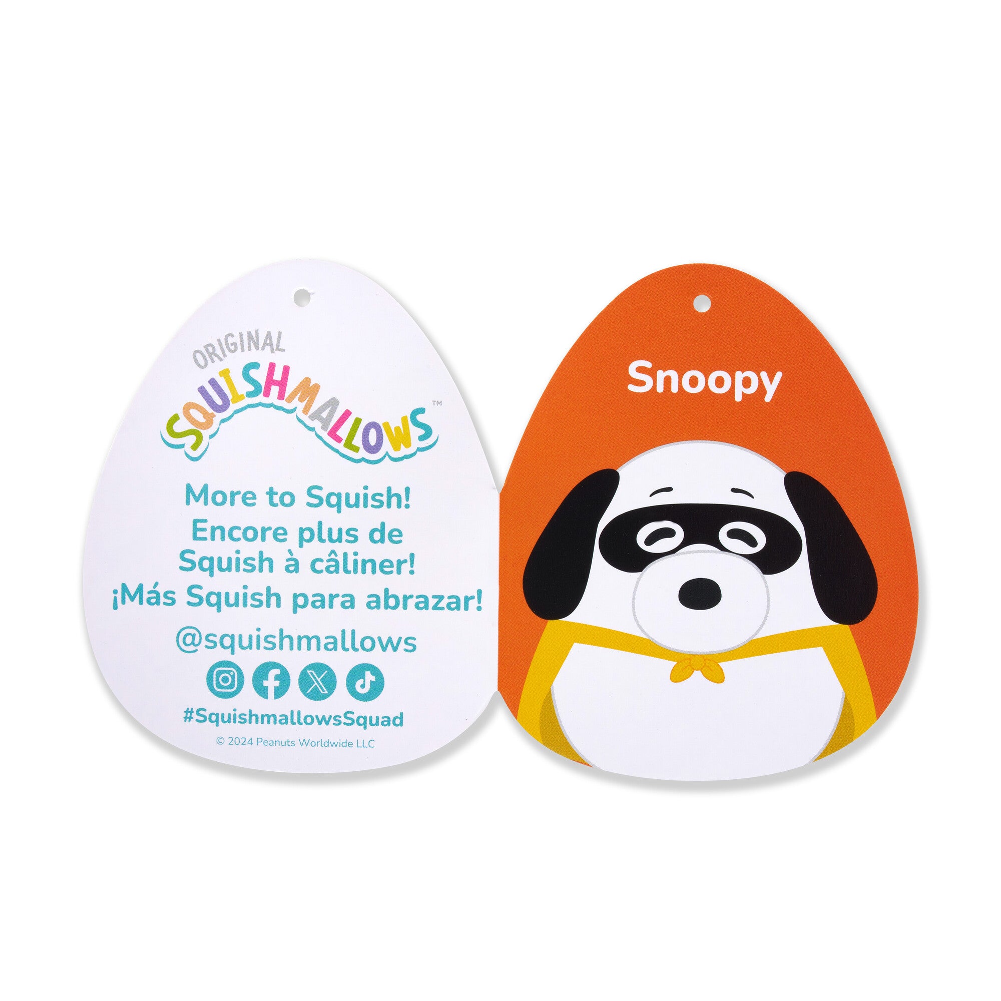 Peanuts 8-Inch Superhero Snoopy Plush