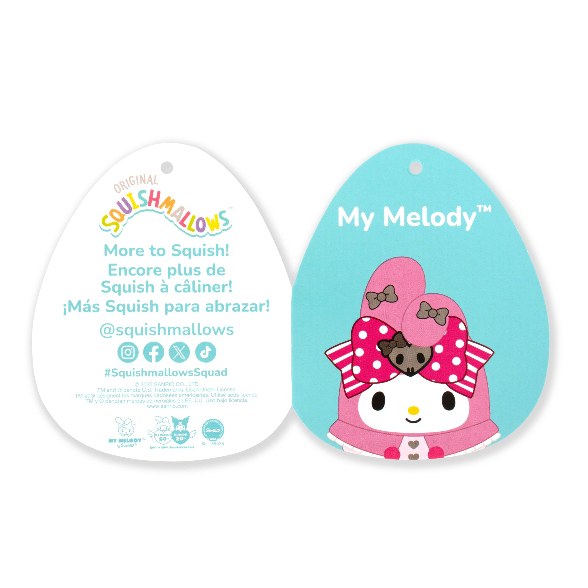 Hello Kitty and Friends 8-Inch 50th Anniversary My Melody