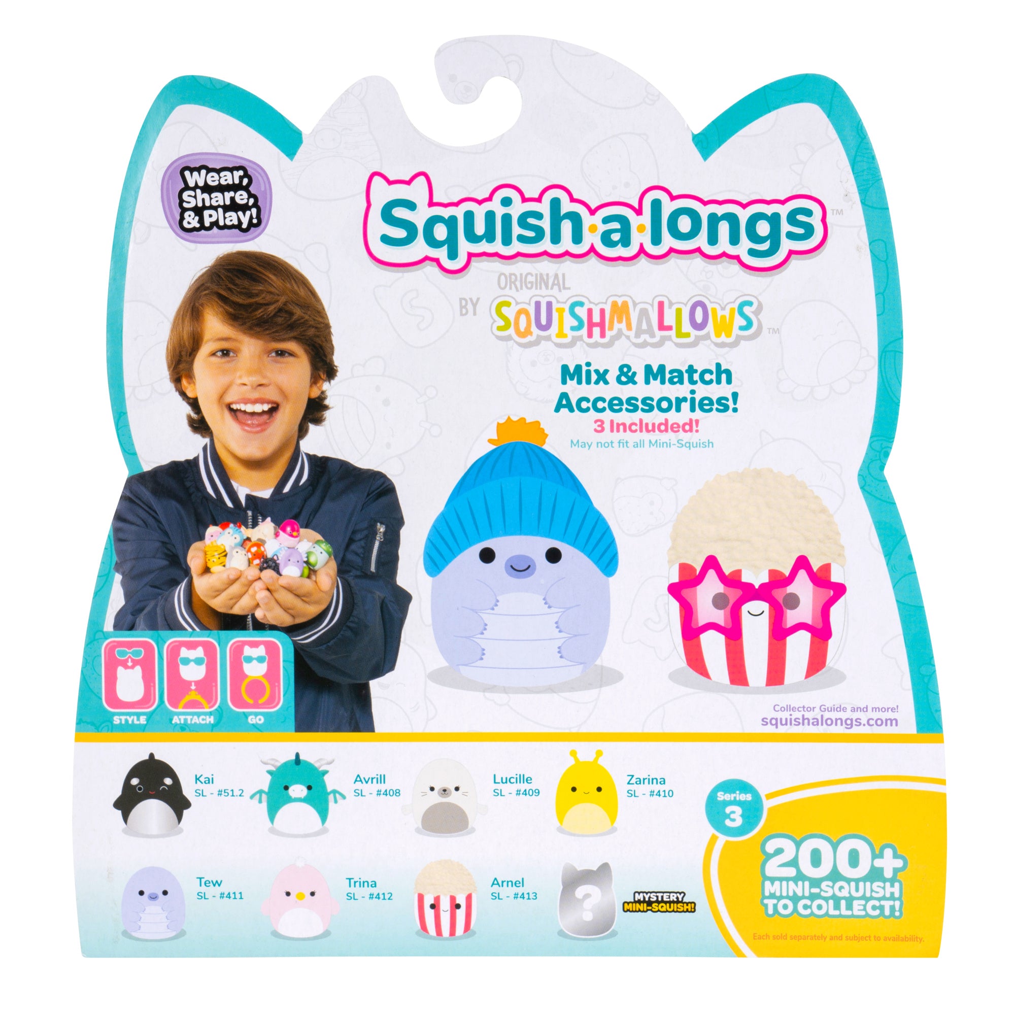 Squish-a-longs Mini-Squish 8-Pack Style 2