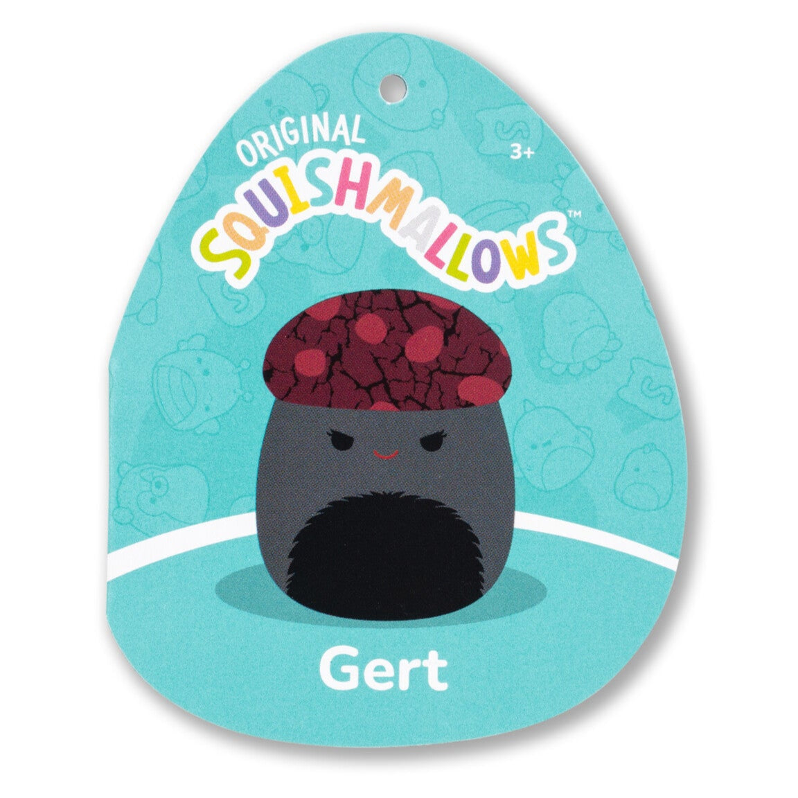 20-Inch Gert the Maroon and Black Mushroom
