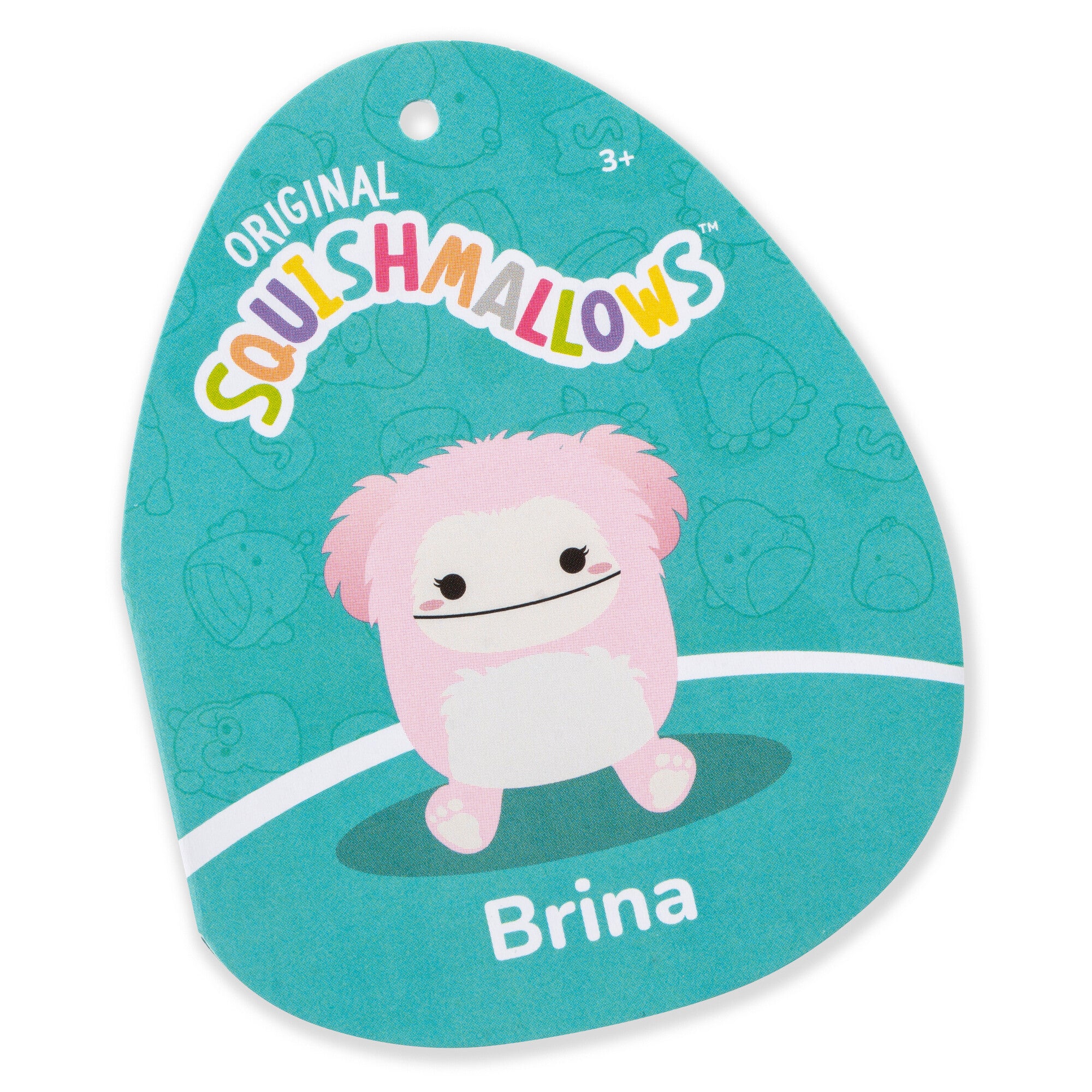 8-Inch Brina the Pink Bigfoot with Fuzzy Belly