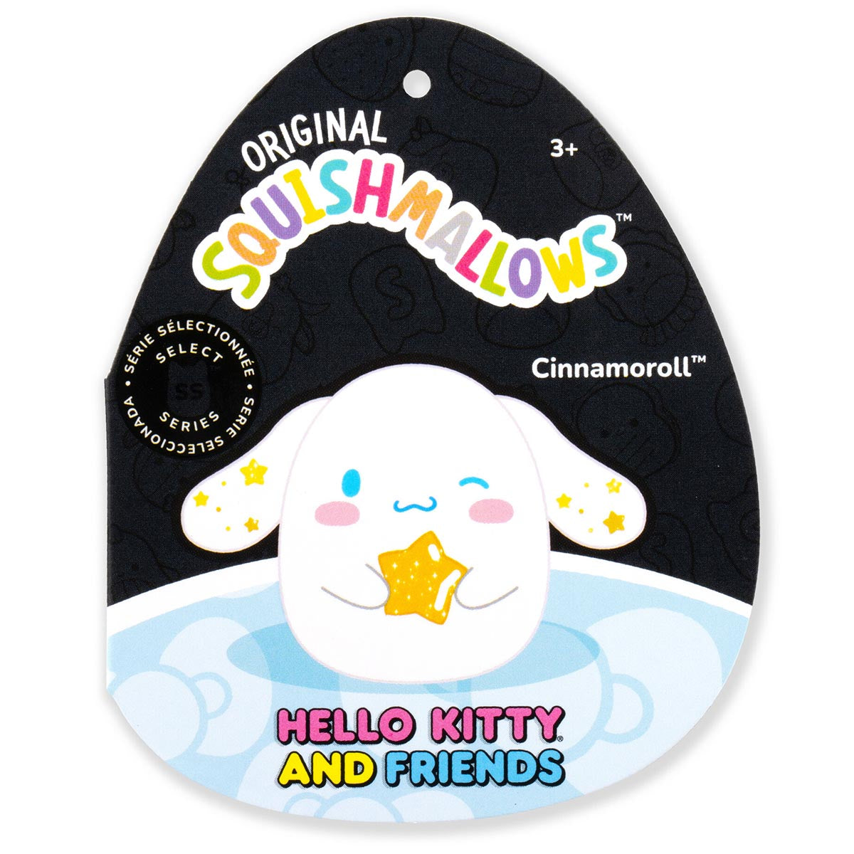 Hello Kitty and Friends 12-Inch Cinnamoroll Holding Star Squishmallows