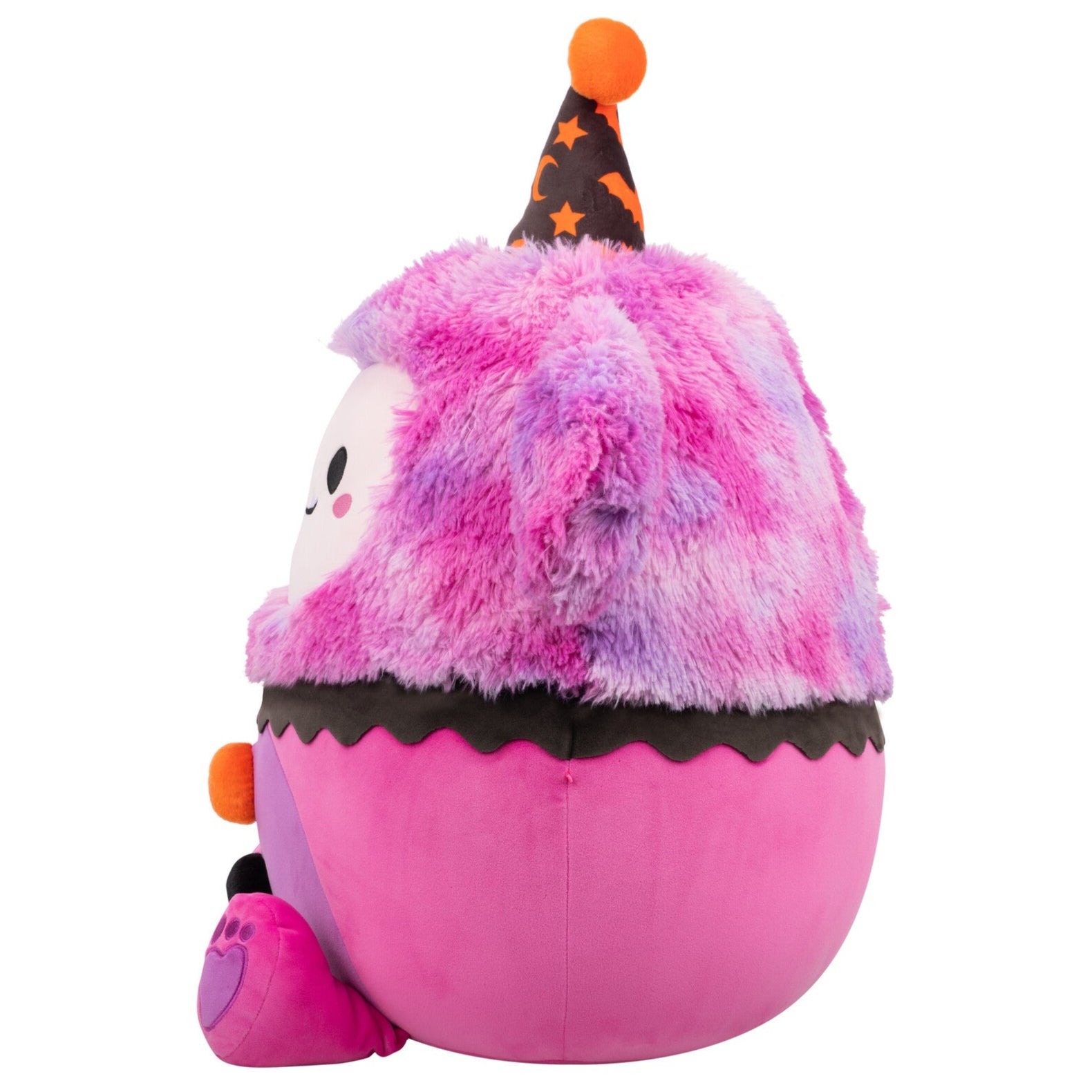 20-Inch Woxie the Magenta Bigfoot in Clown Costume