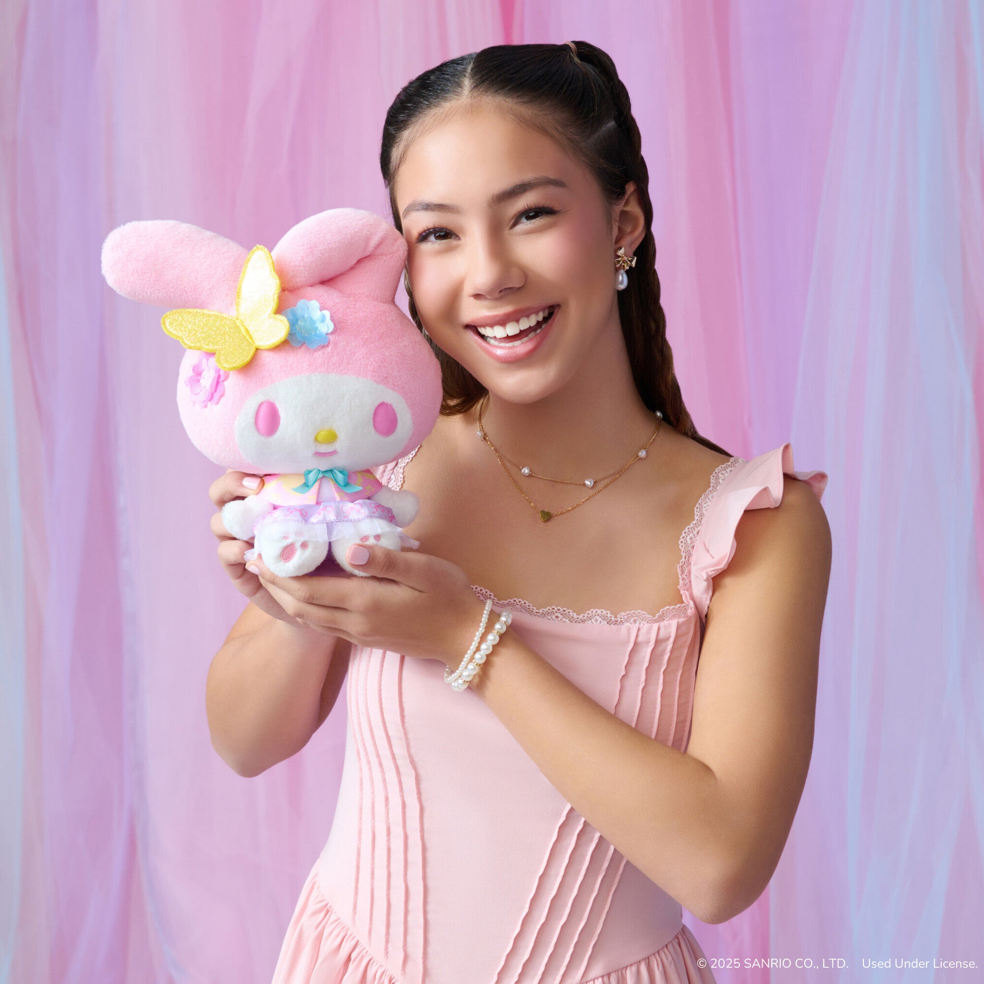 Hello Kitty and Friends Ultra-Premier 8-Inch My Melody 50th Anniversary Plush - Limited Edition