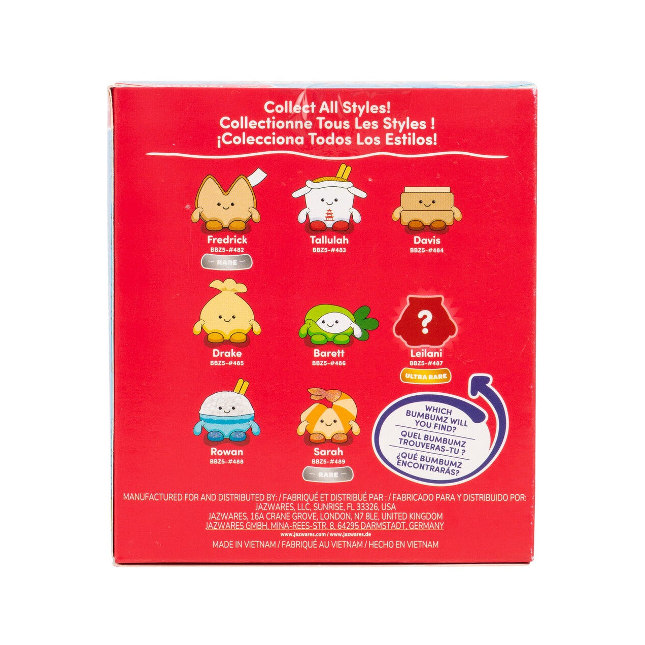 BumBumz 4.5-Inch TakeoutBumz Blindbox - Includes 1 Surprise Plush