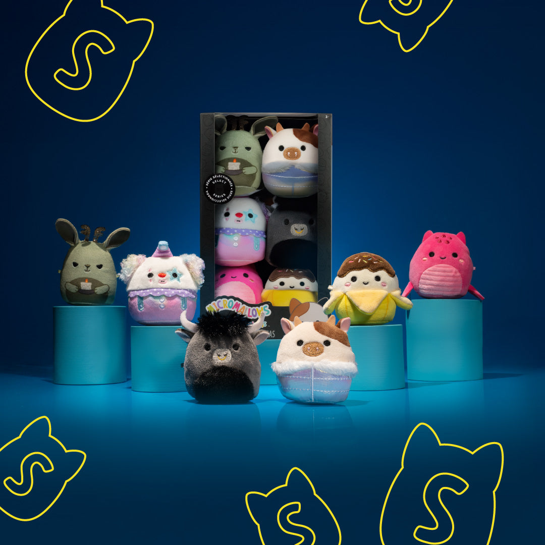 Micromallows Select Series 6-Pack - Ronnie Junie. X. Axis. Ennis. Martha. Lake