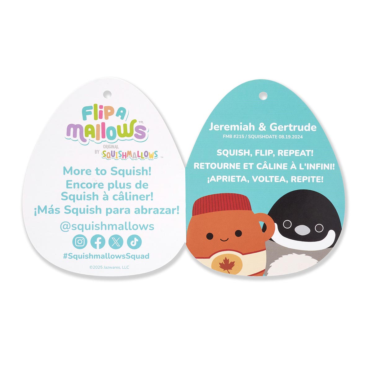 8-Inch Jeremiah Maple Syrup and Gertrude Canadian Goose