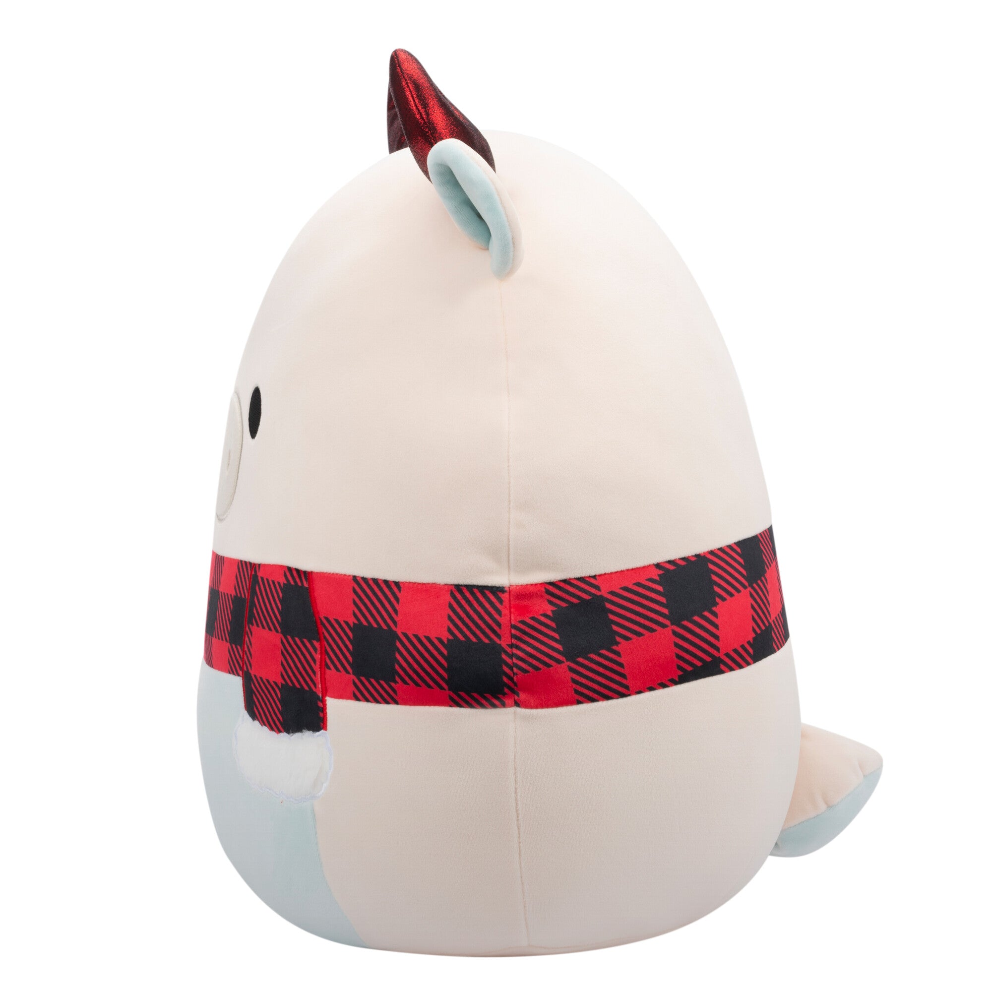 16-Inch Matthew the White Moose with Glitter Antlers