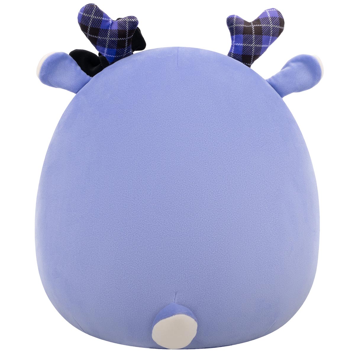14-Inch Binoche the Purple Fawn with Plaid Antlers and Bow