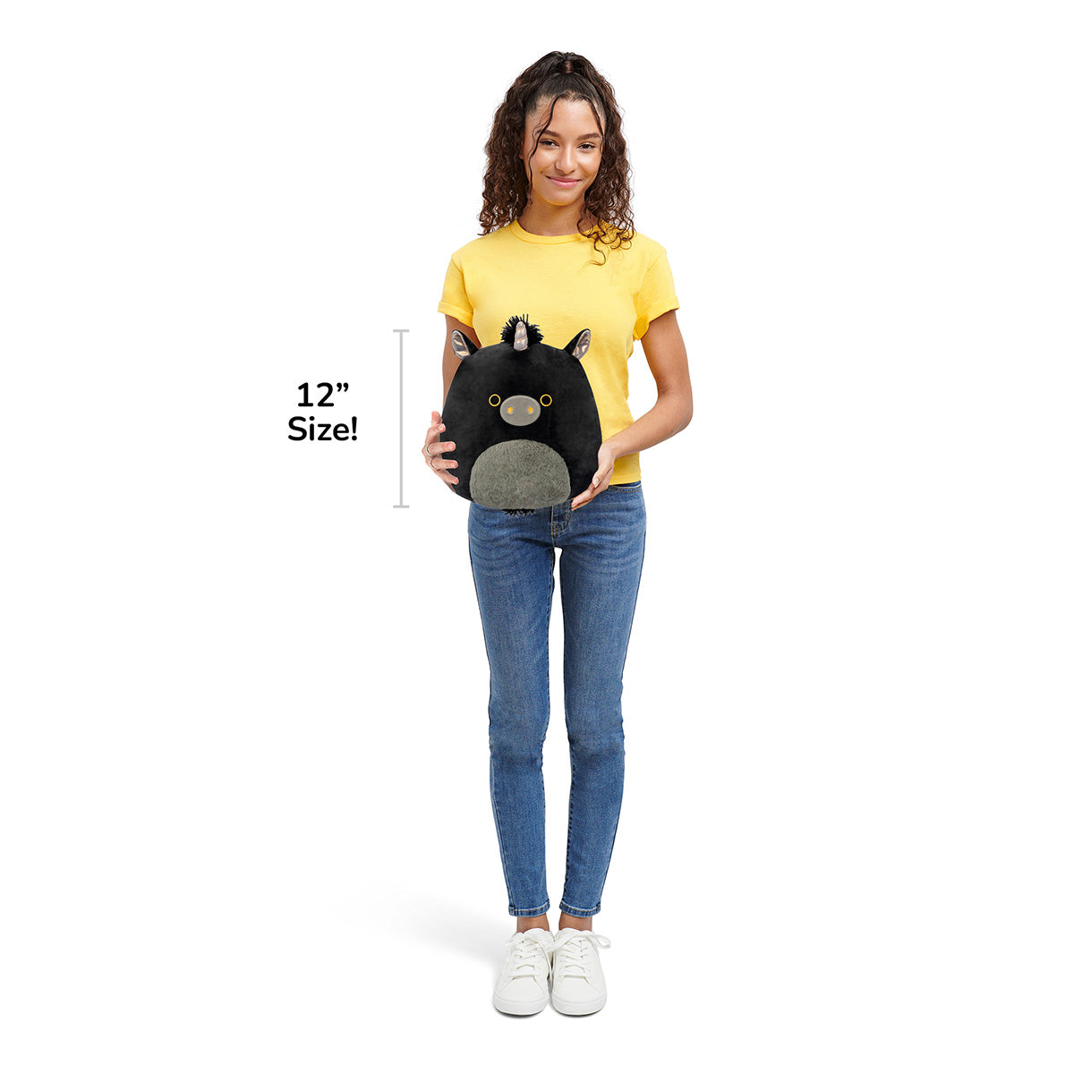 12-Inch Nicolita the Black and Gold Unicorn