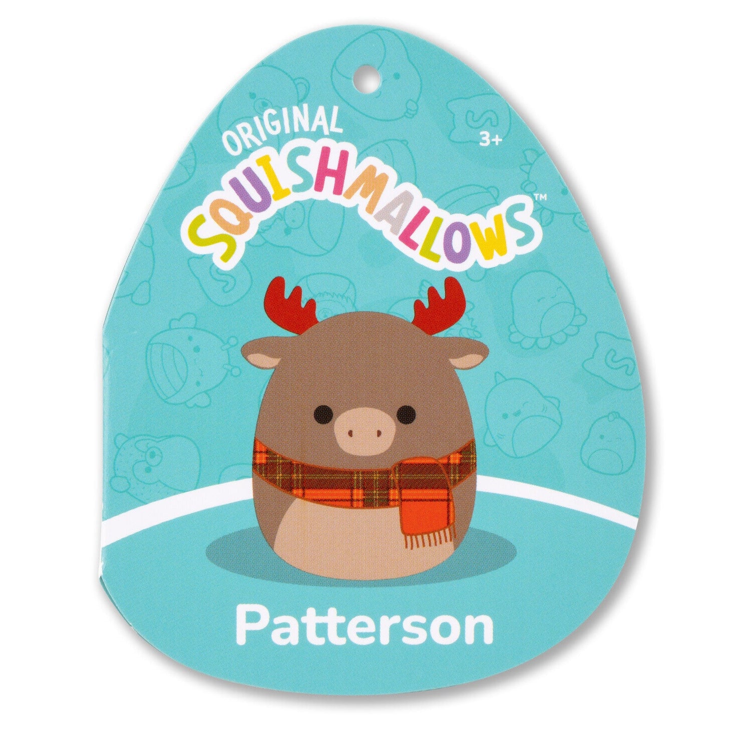 16-Inch Patterson the Moose with Orange Scarf