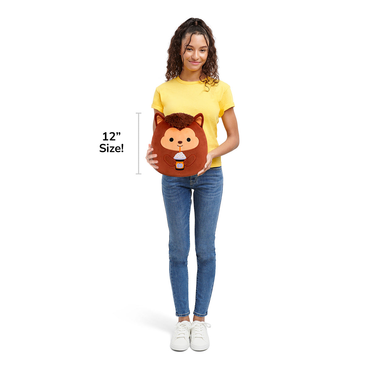 12-Inch Wade the Brown Werewolf Holding Purple Frappe