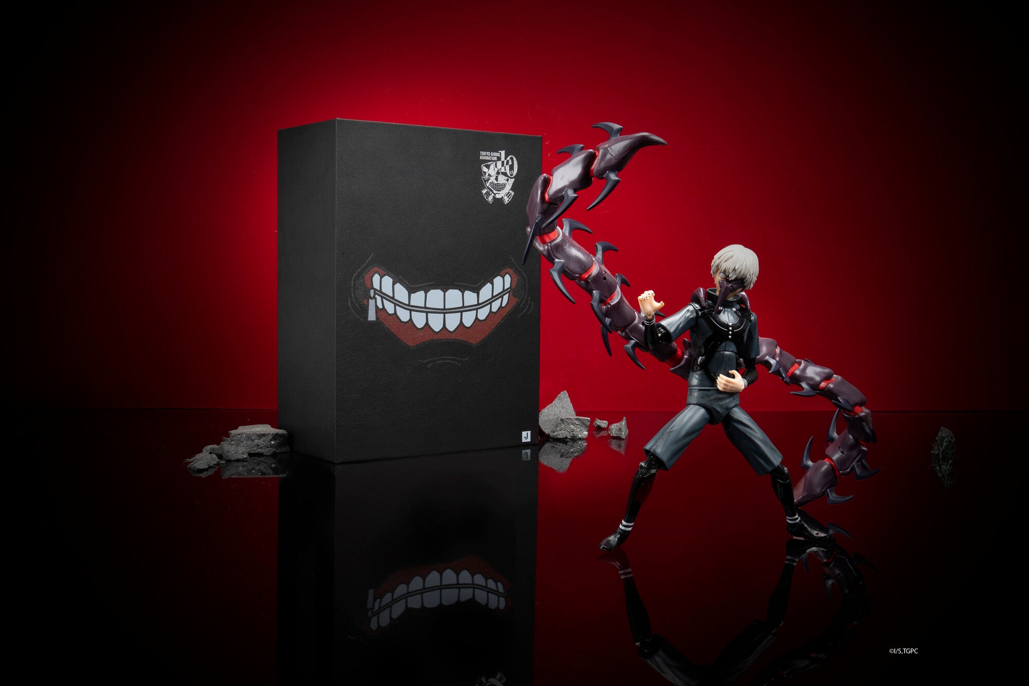 Total Anime Ken Kaneki (Half-Kakuja Version)