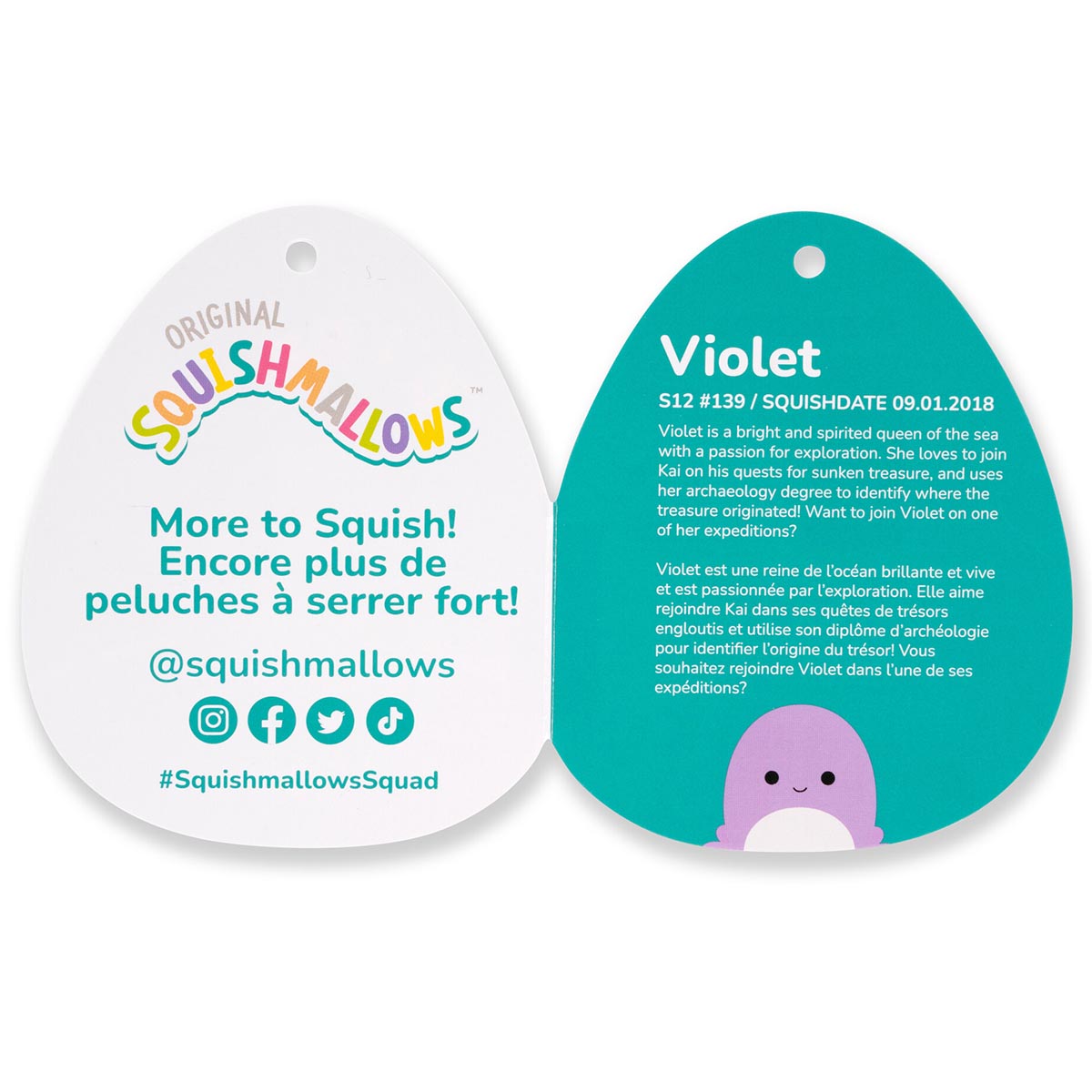 16-Inch Violet the Purple Octopus