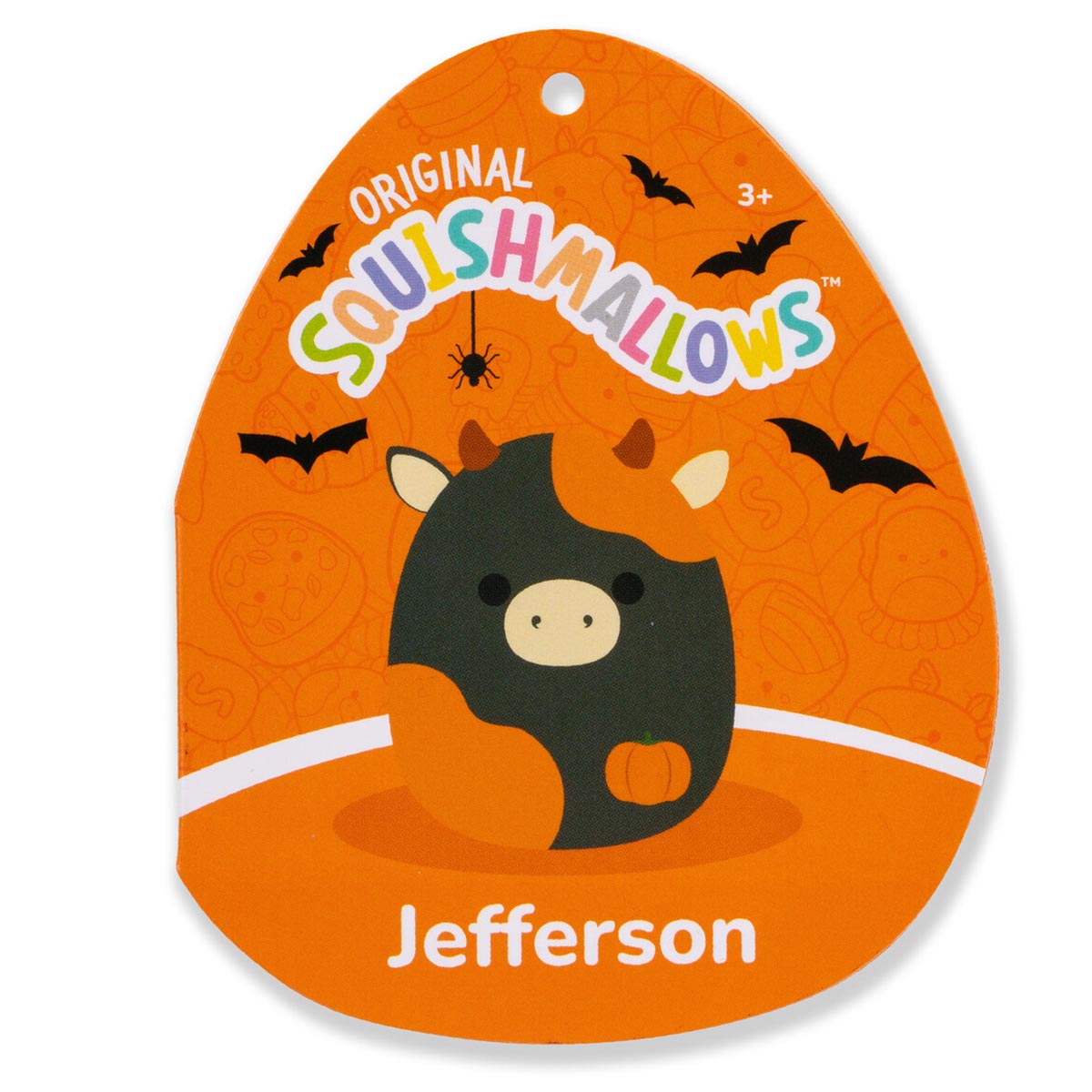 14-Inch Jefferson the Black and Orange Cow