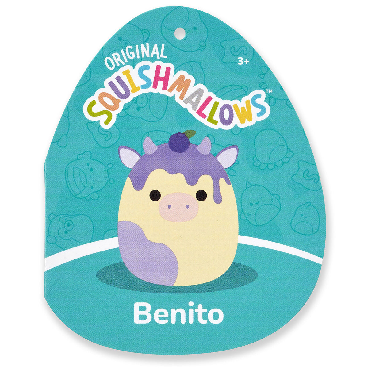 12-Inch Benito the Blueberry Cheesecake Cow