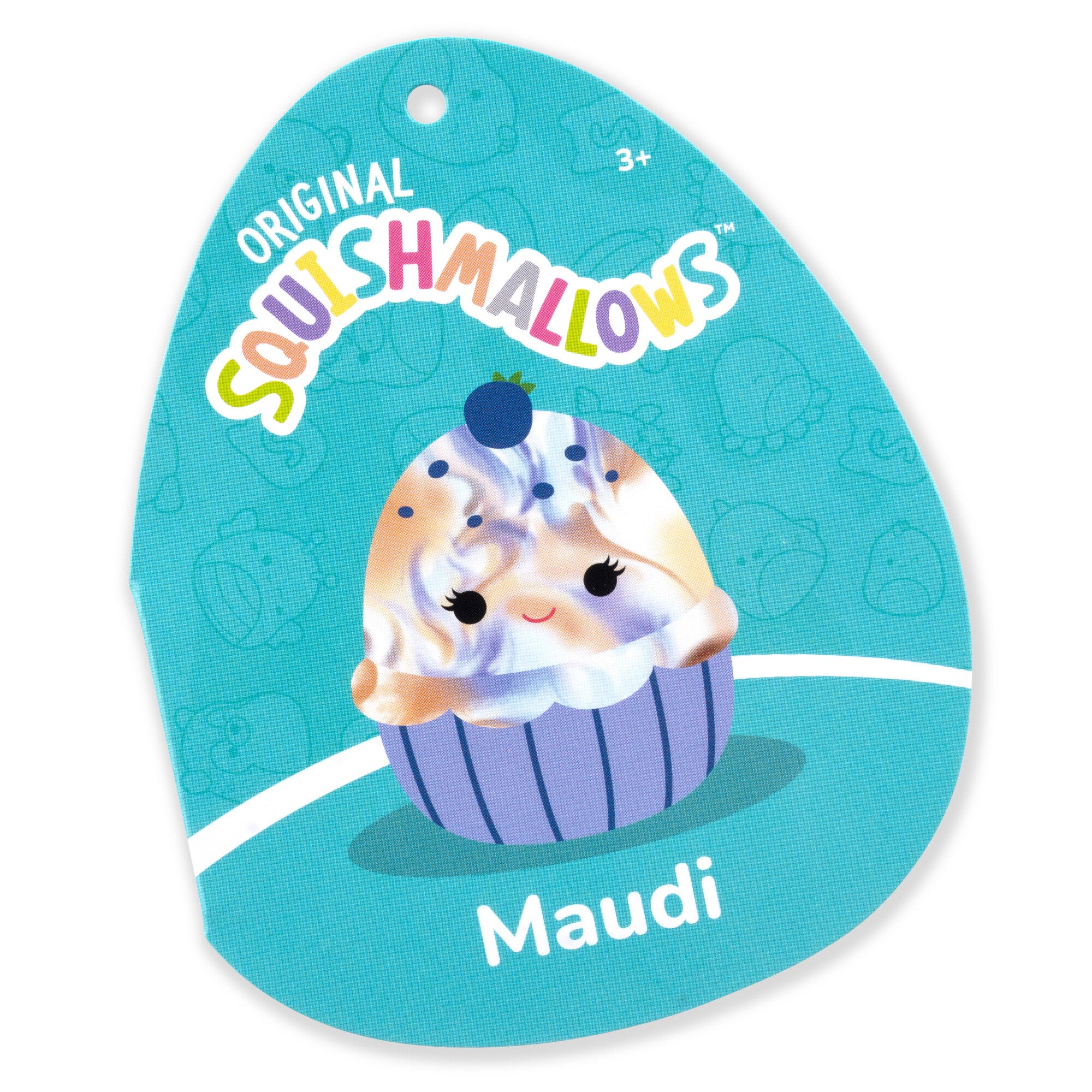 8-Inch Maudi the Blueberry Marbled Cupcake