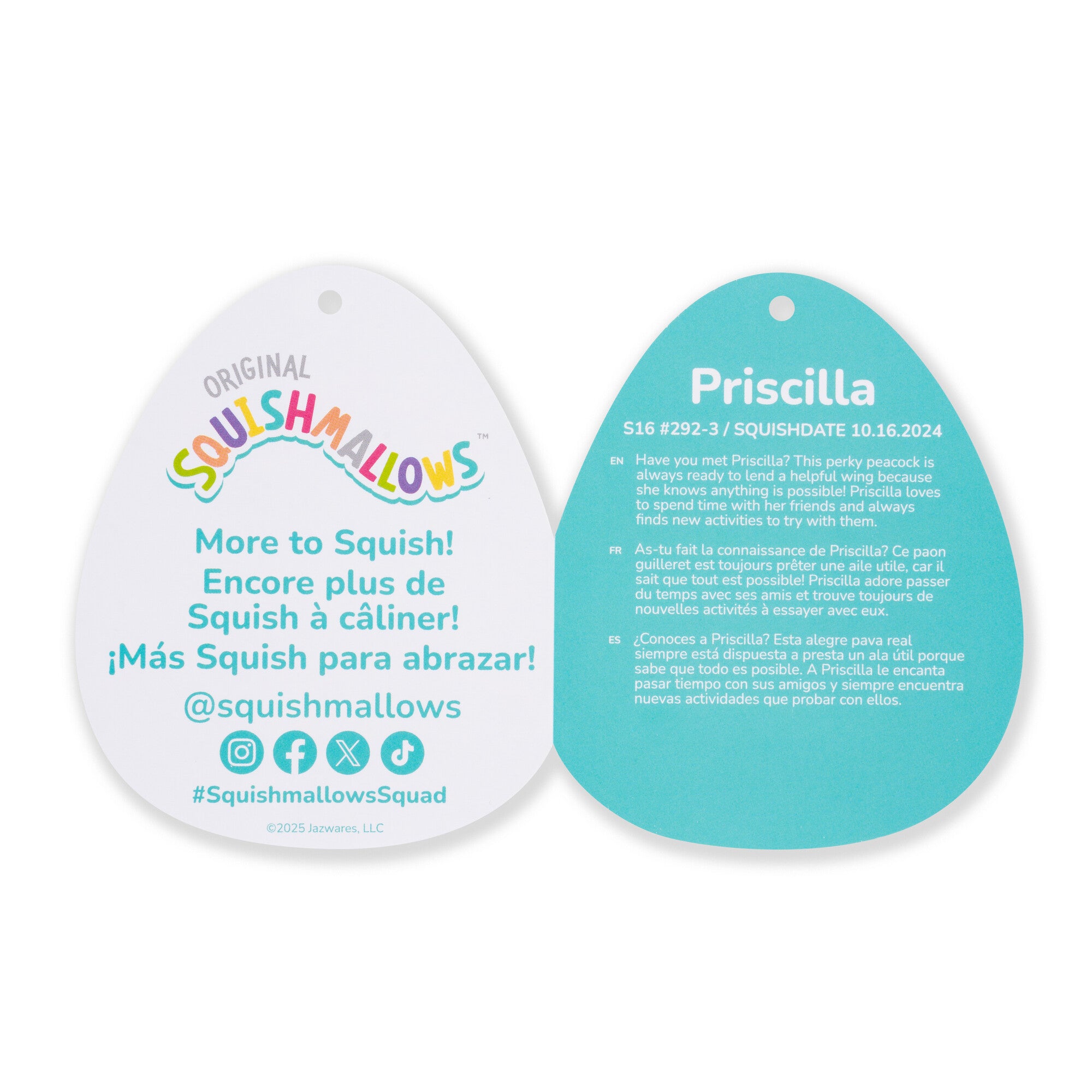 16-Inch Priscilla the Blue Peacock