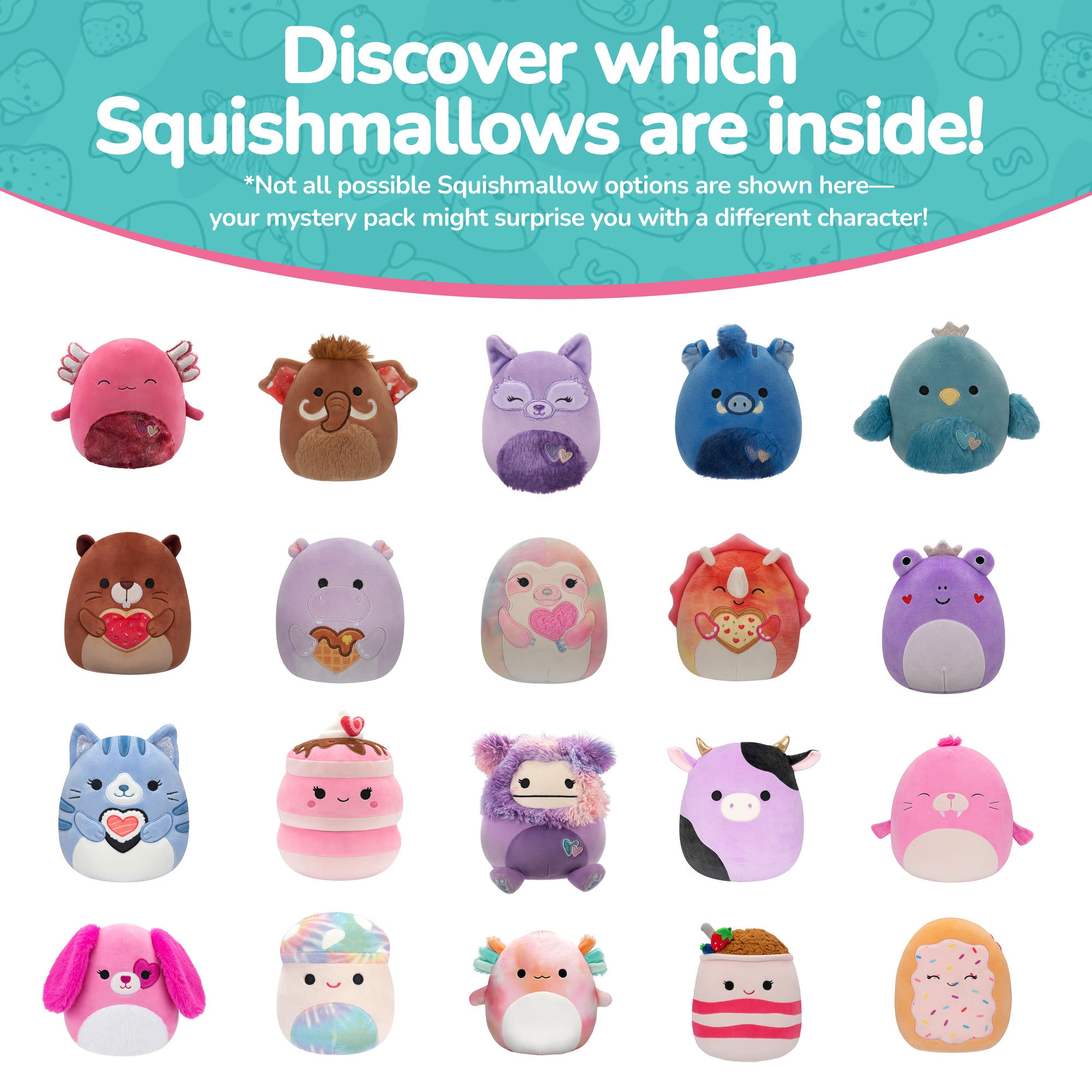 5-Inch Mystery Plush 5 Pack