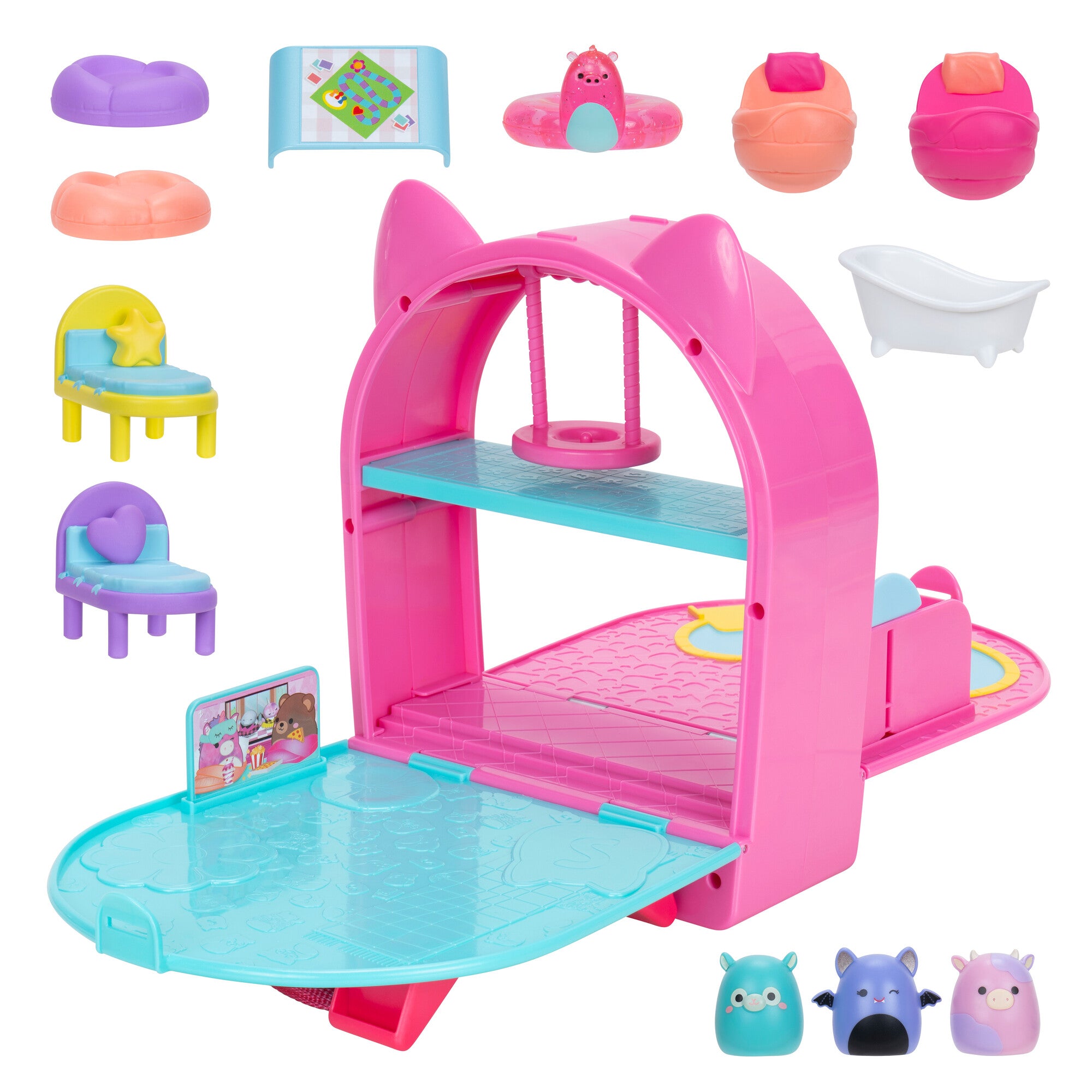 Squish-a-longs Party Pack On-the-Go Playset