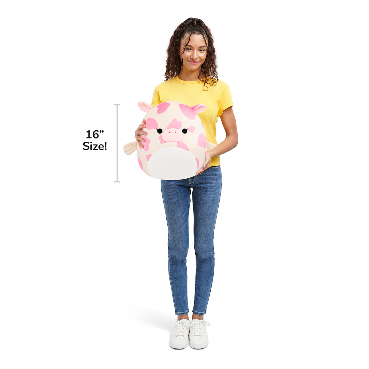 16-Inch Mondy the Hot Pink And White Sea Cow