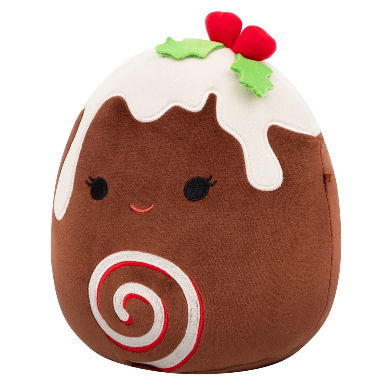 8-Inch Fleur the Yule Log with Holly