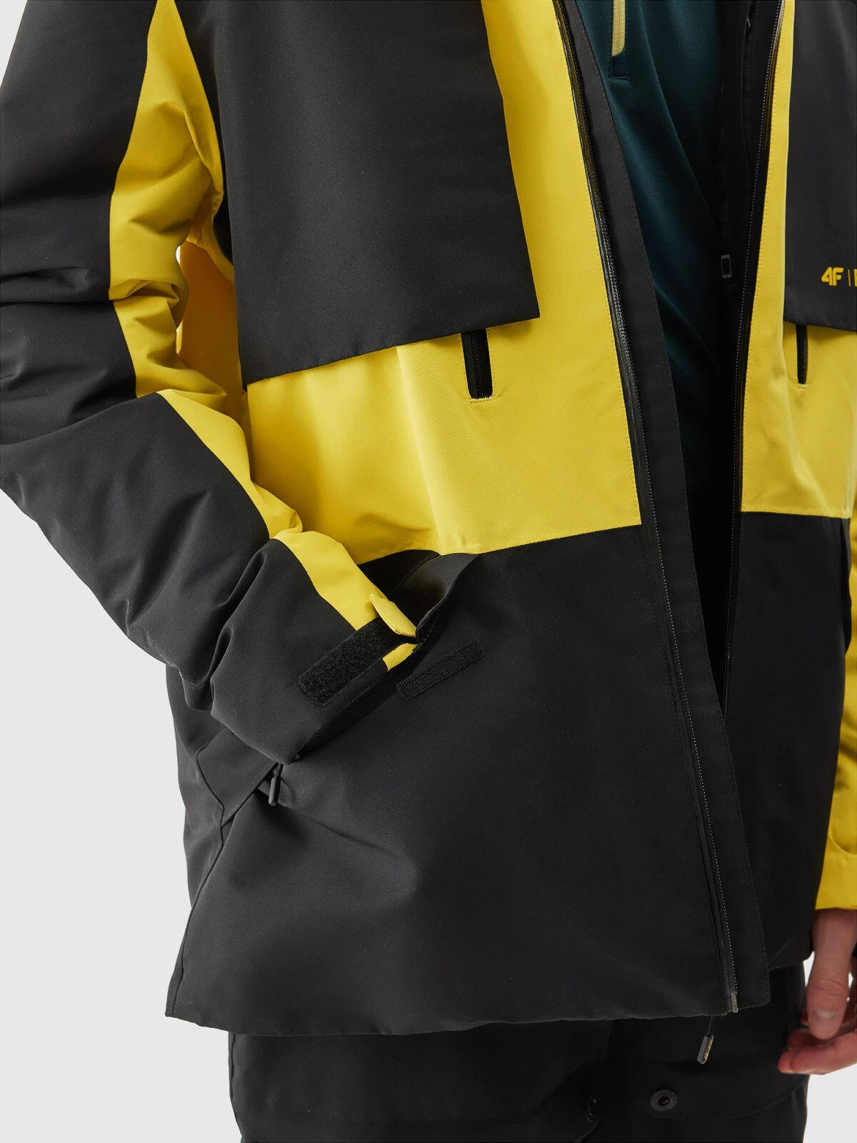 Kurtka snowboardowa membrana 10000 męska - zielona