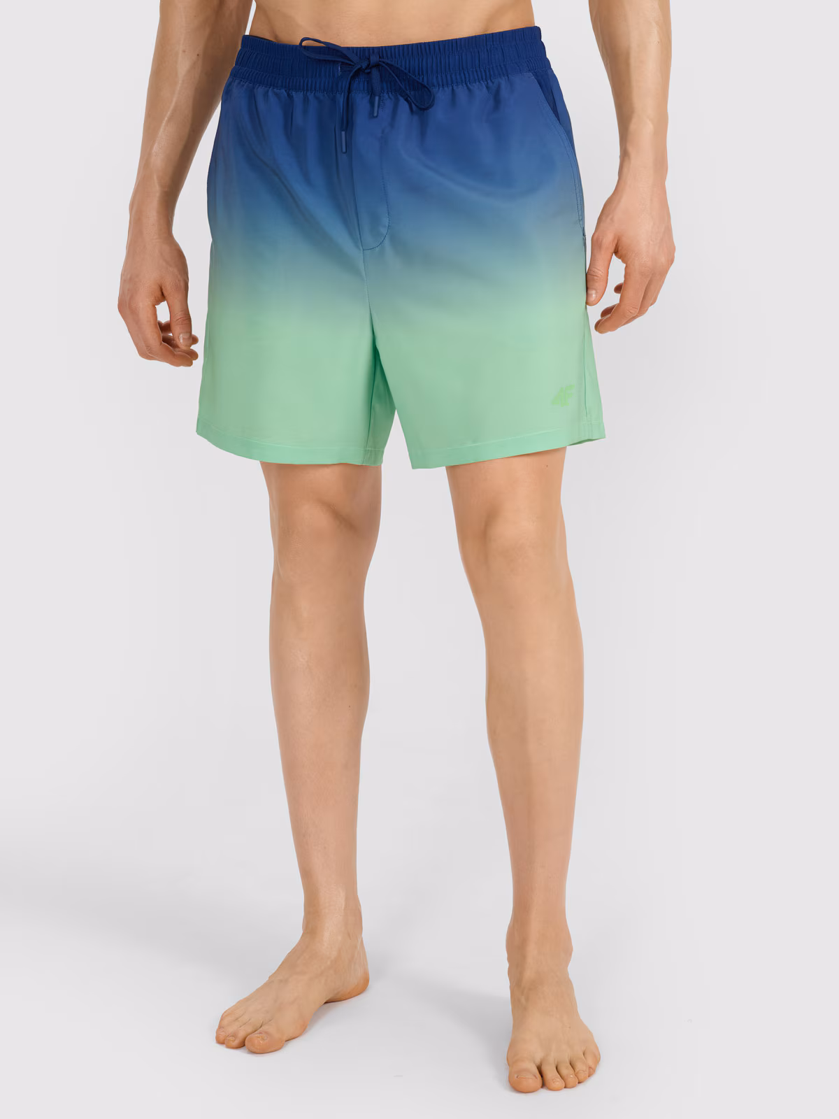 Spodenki plażowe męskie - turkusowe