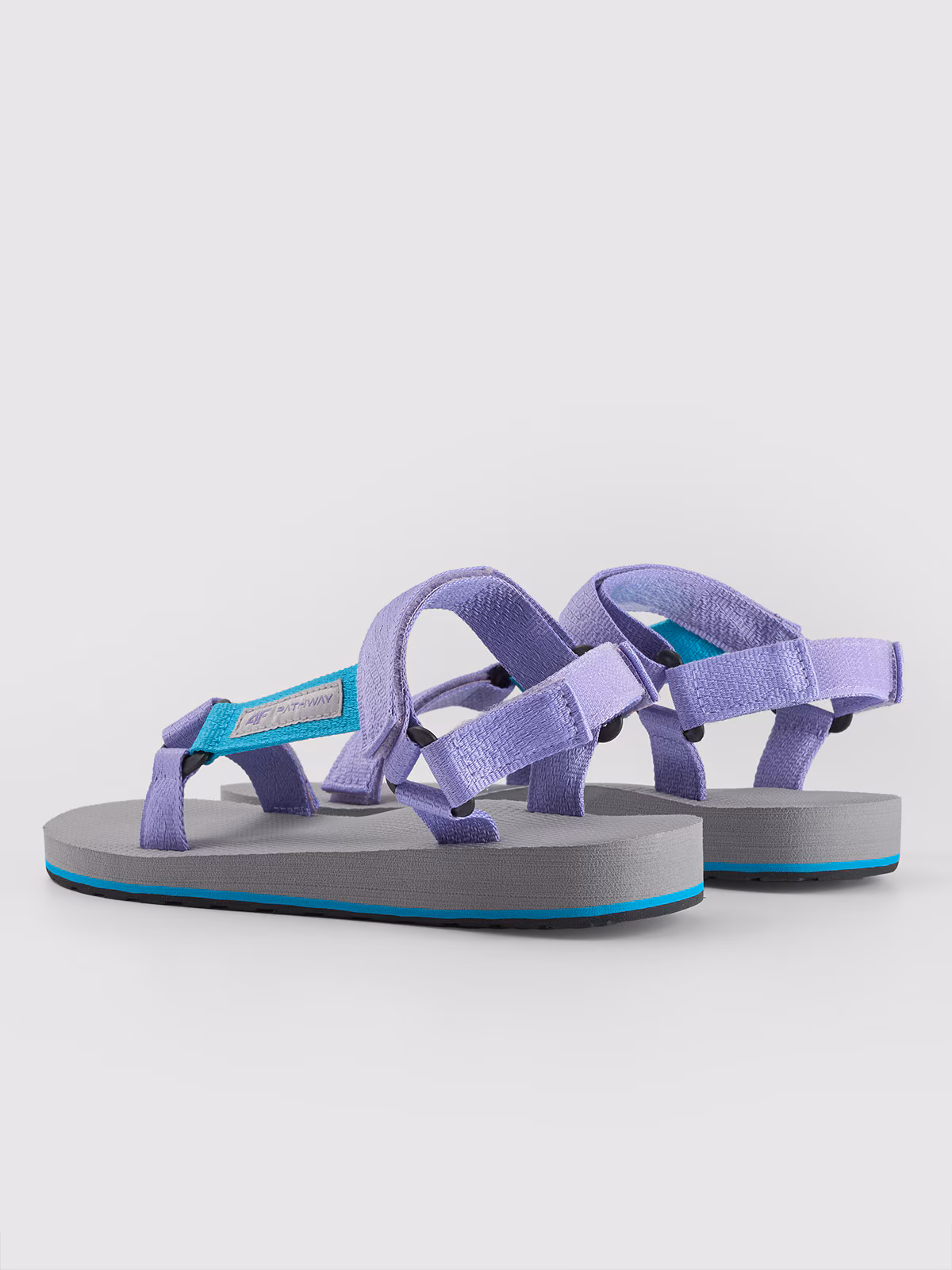 Sandały damskie - fioletowe