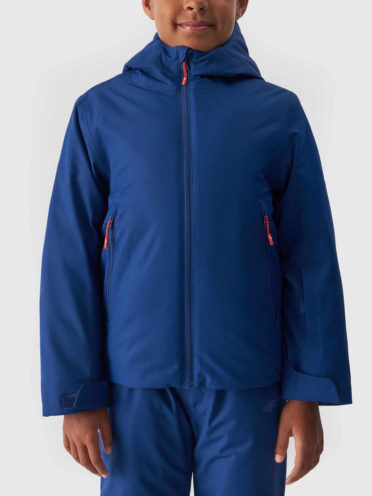 Kurtka narciarska membrana 5000 chłopięca - granatowa