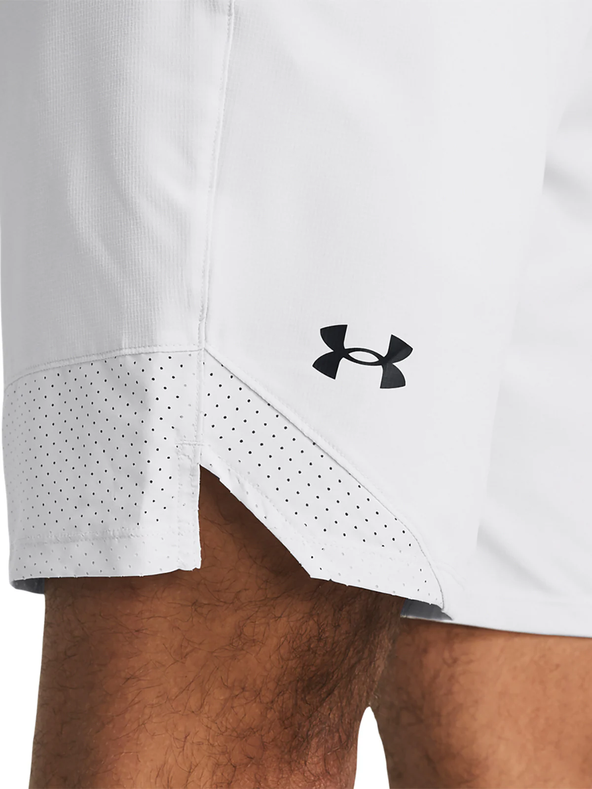 Spodenki treningowe męskie Under Armour UA Vanish Woven 8in Shorts - białe