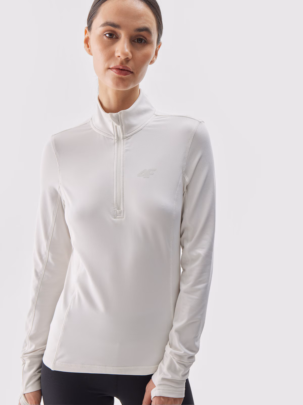 Bielizna termiczna drapana (góra) damska - czarna