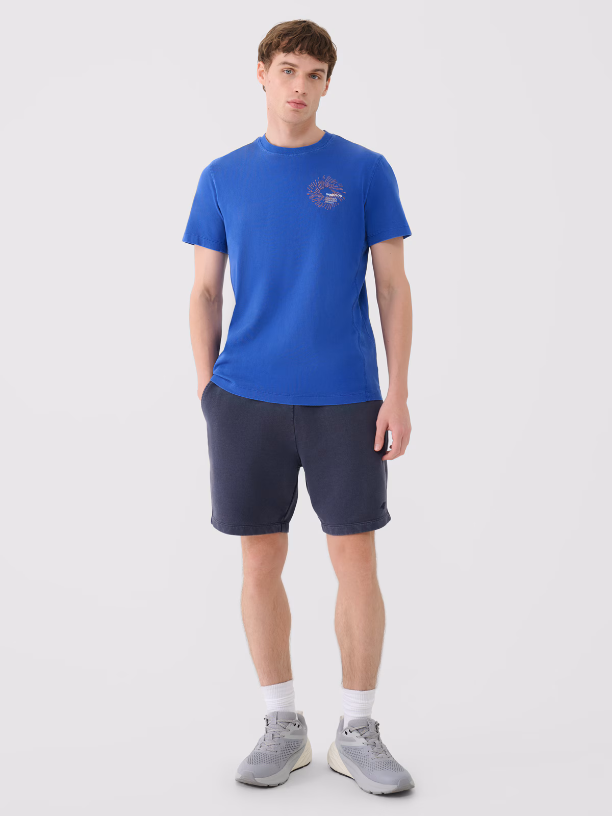 Spodenki dresowe męskie - szare