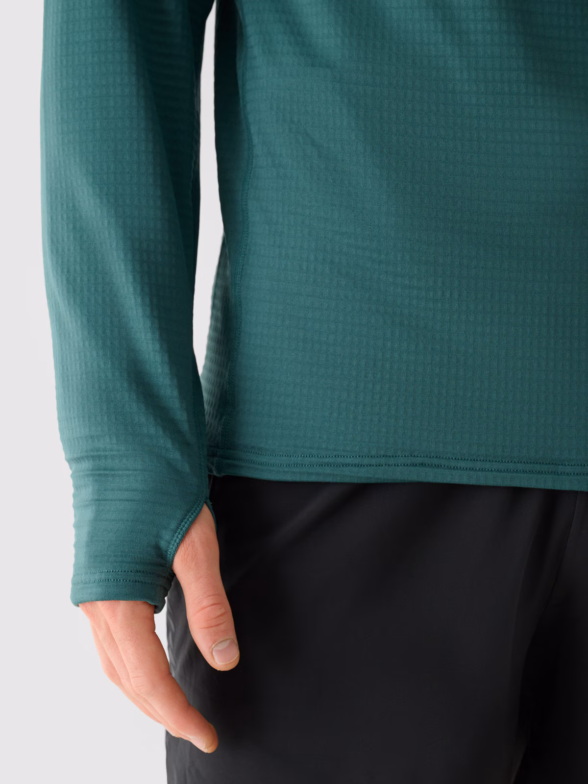 Bluza do biegania szybkoschnąca męska - szara