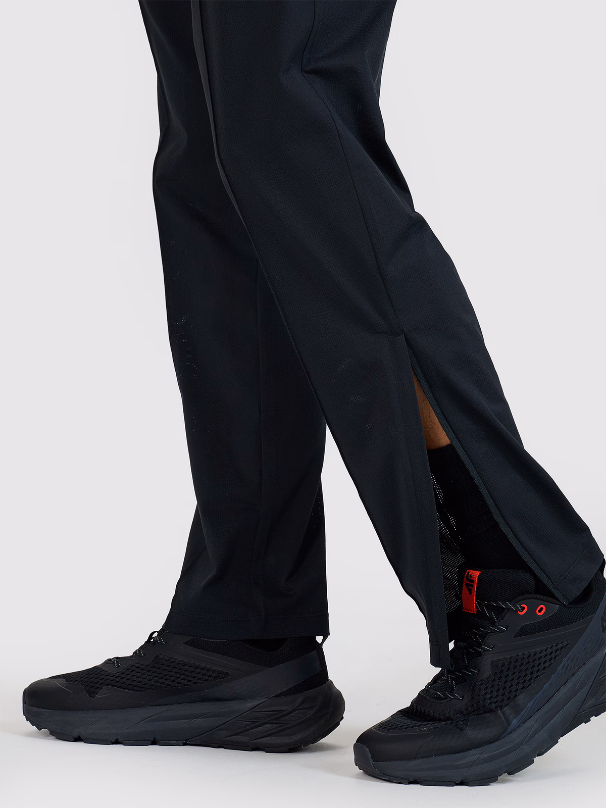 Spodnie treningowe szybkoschnące męskie - czarne