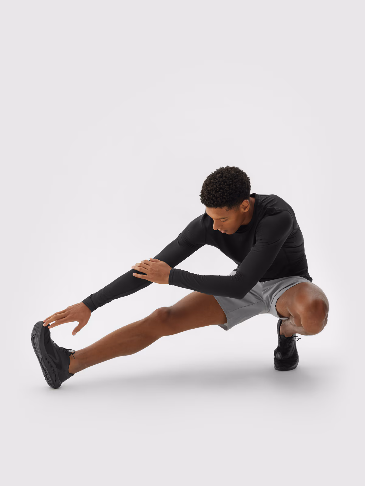 Spodenki treningowe 4Way Stretch męskie - szare