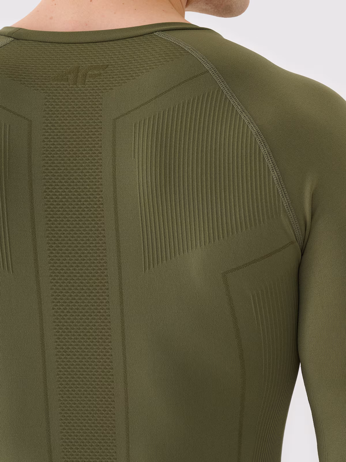 Bielizna termoaktywna bezszwowa (góra) męska - czarna