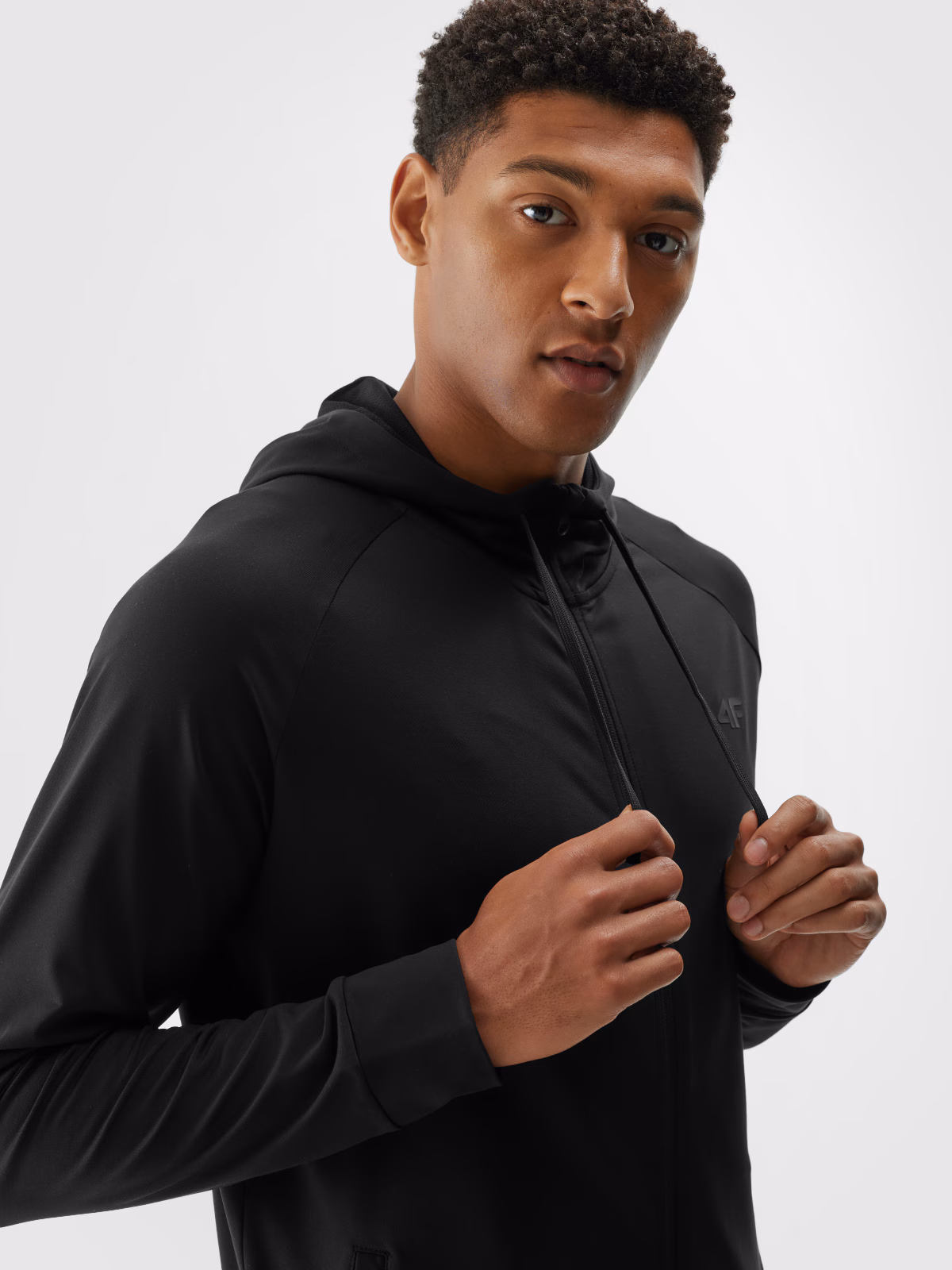 Bluza treningowa regular szybkoschnąca męska - szara