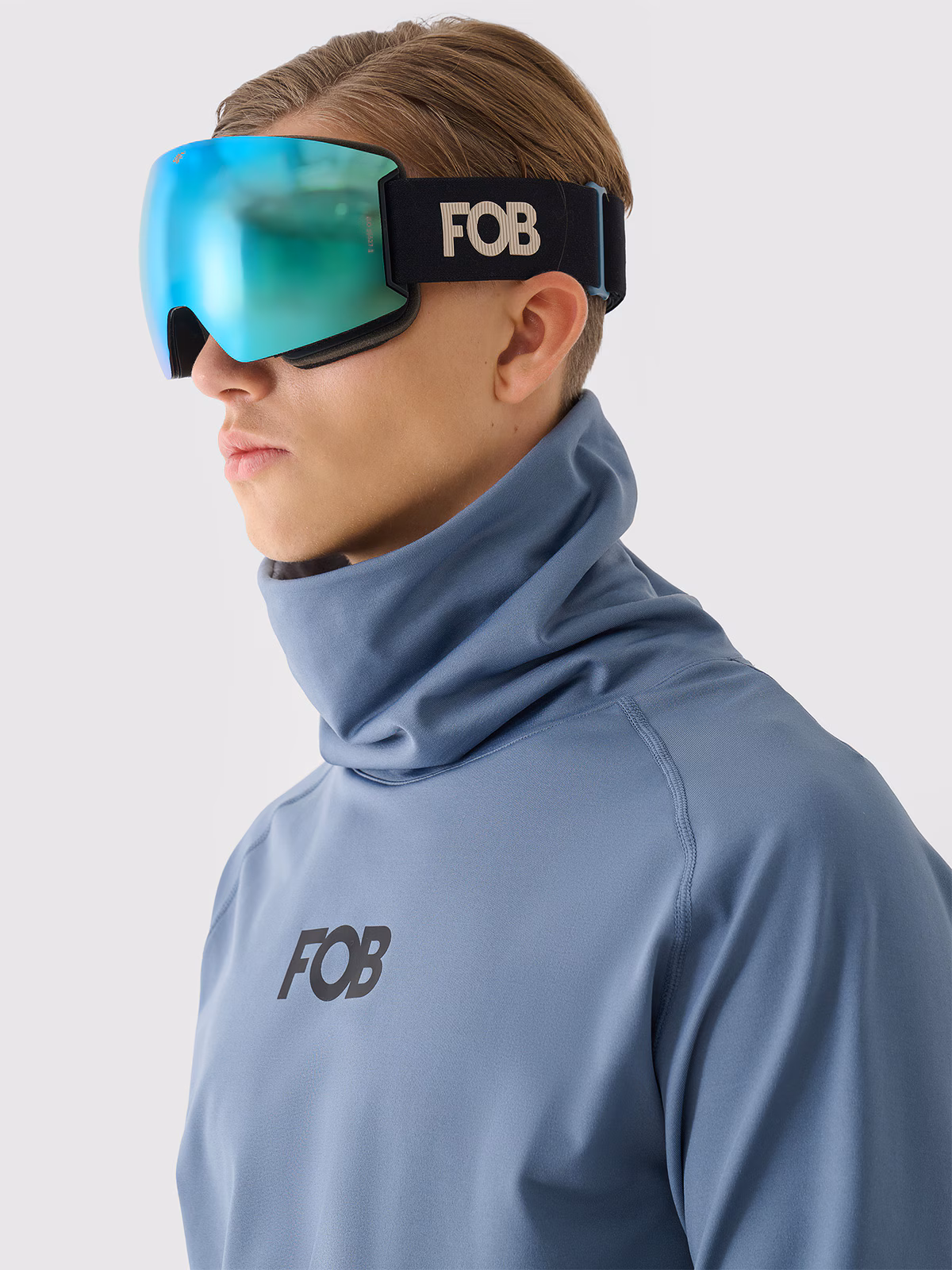 Bielizna termiczna drapana (góra) męska - czarna