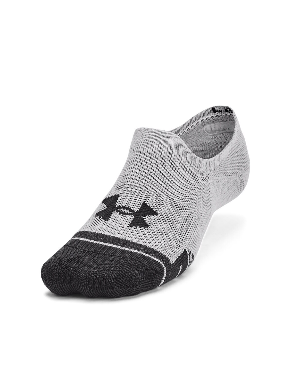 Skarpetki treningowe (3-pack) przed kostkę uniseks Under Armour UA Performance Tech 3pk Ult - białe