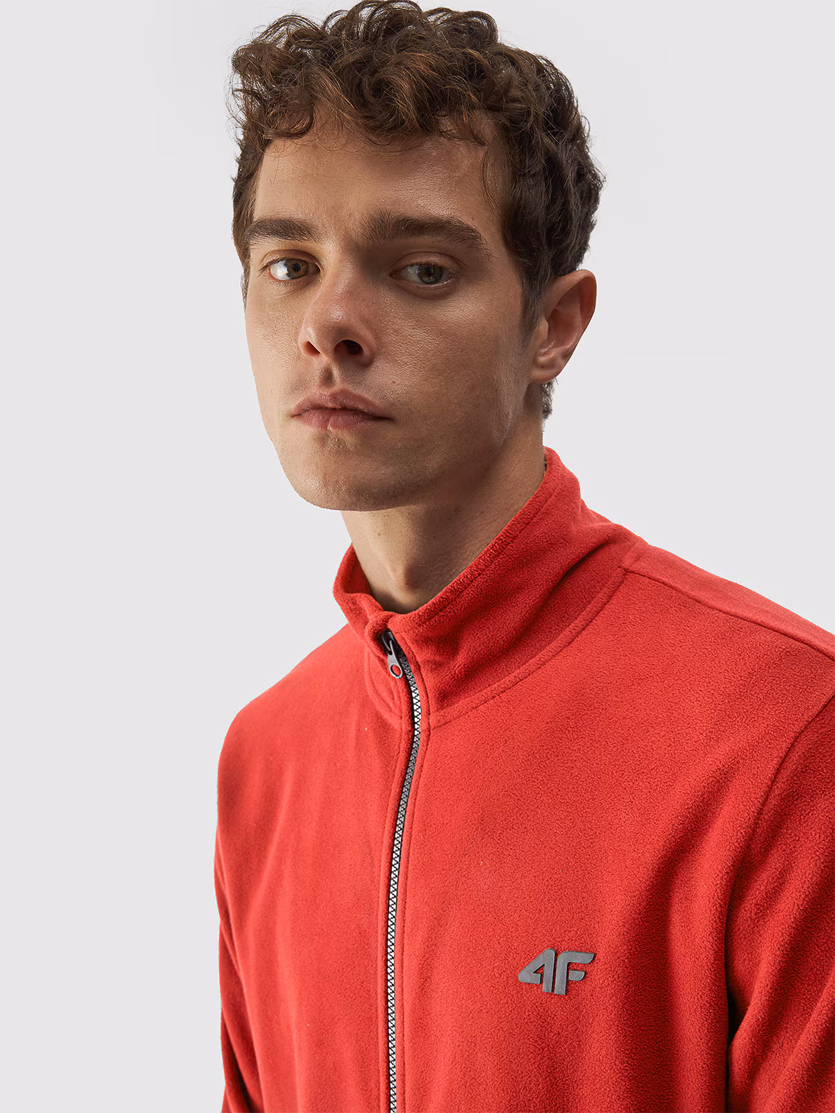 Polar regular ze stójką męski - szary