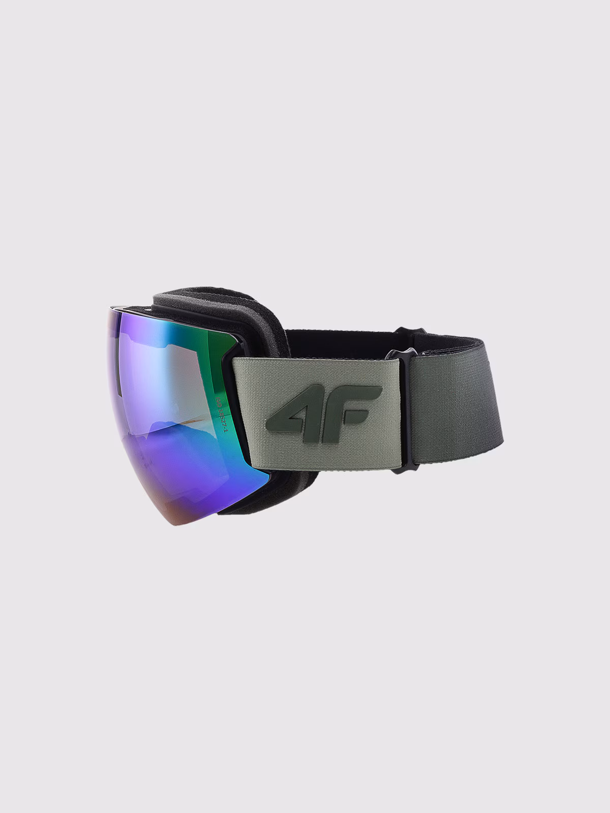 Gogle narciarskie z multibarwną powłoką uniseks - fioletowe