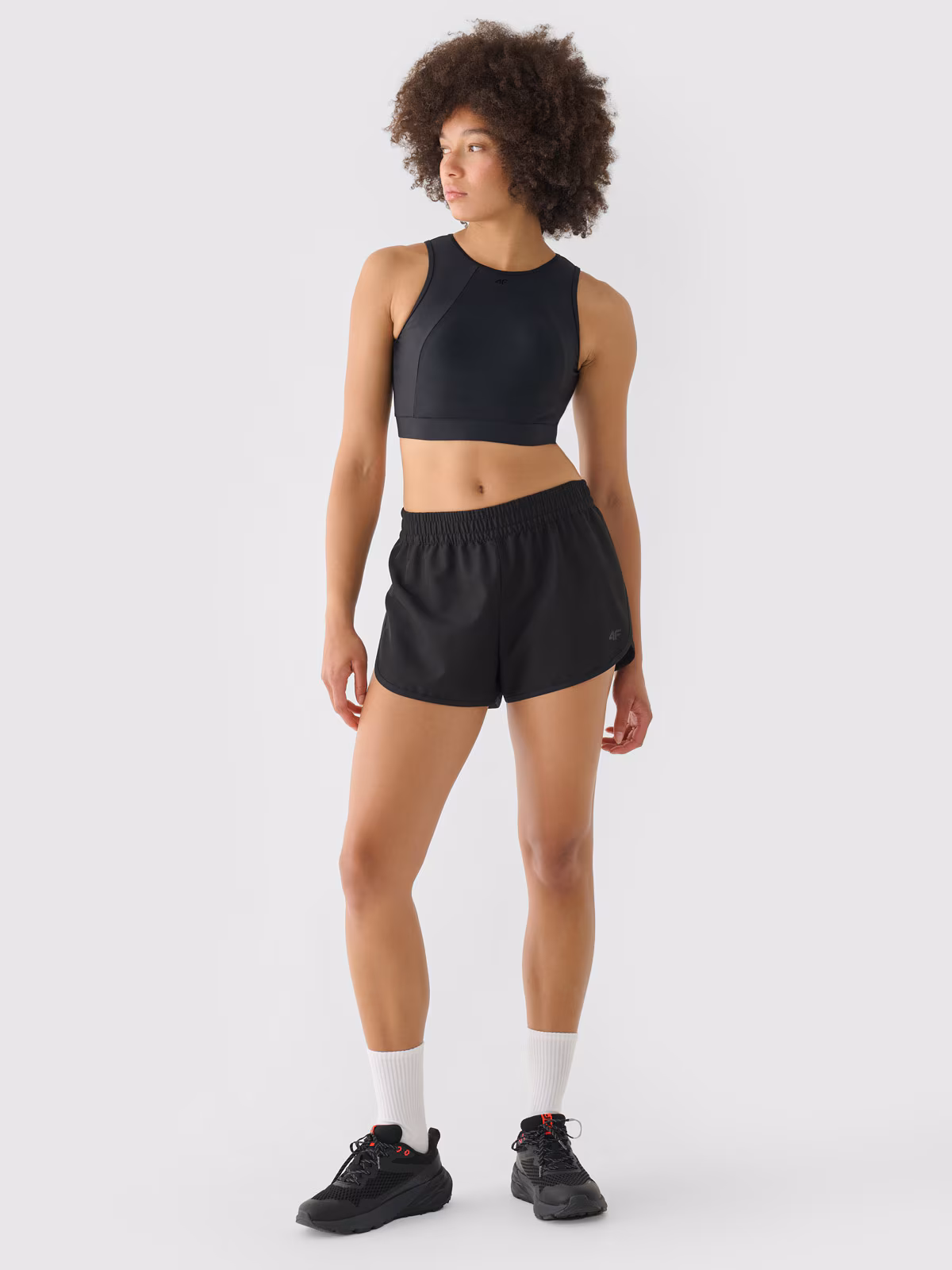 Spodenki plażowe damskie - fioletowe