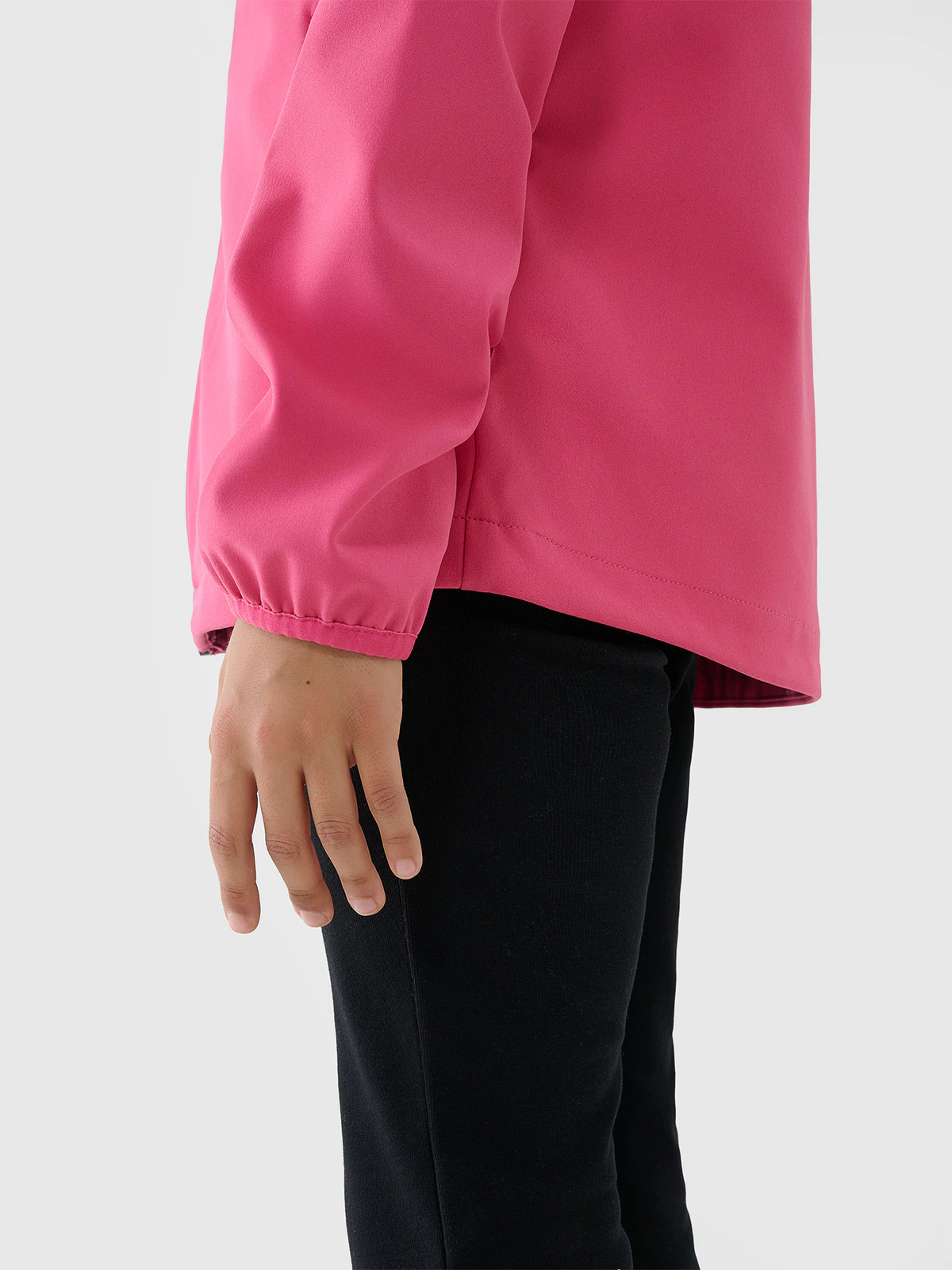 Kurtka softshell wiatroodporna membrana 5000 dziewczęca - różowa