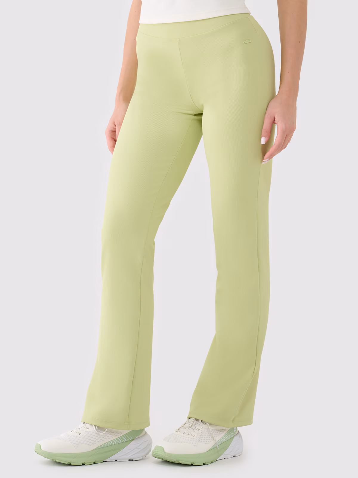 Spodnie treningowe szybkoschnące damskie - zielone