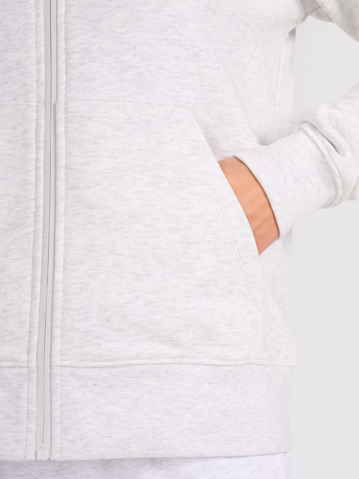 Bluza dresowa rozpinana z kapturem damska - granatowa