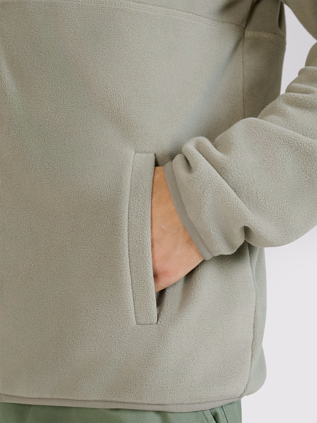 Polar regular z kapturem męski - granatowy