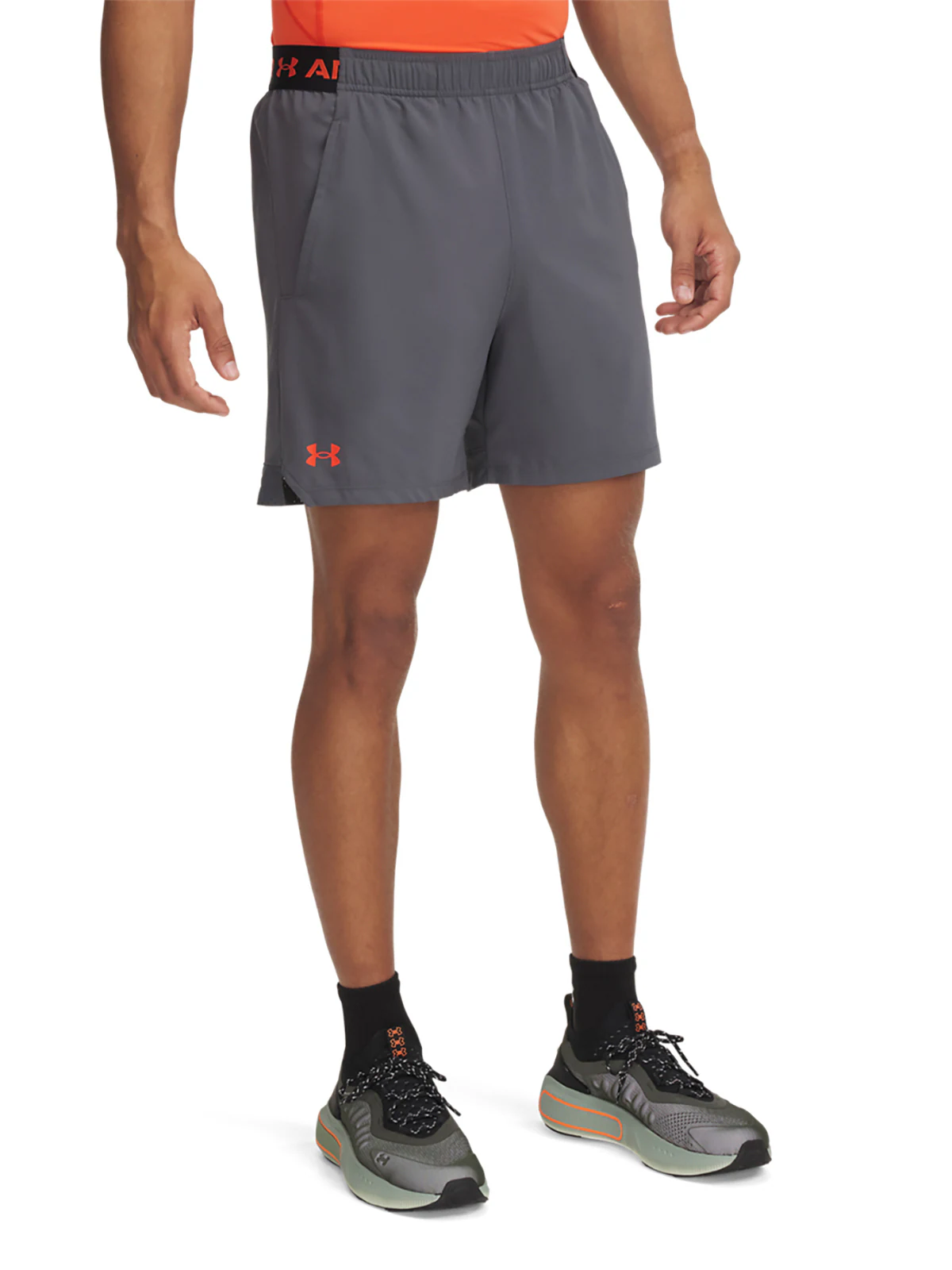 Spodenki treningowe męskie Under Armour UA Vanish Woven 6in Shorts - szare