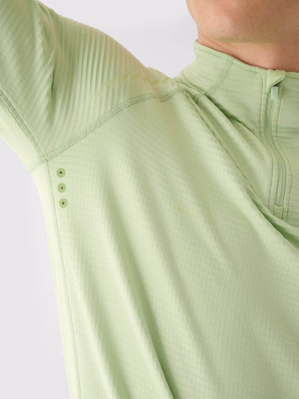 Bluza do biegania szybkoschnąca męska - szara