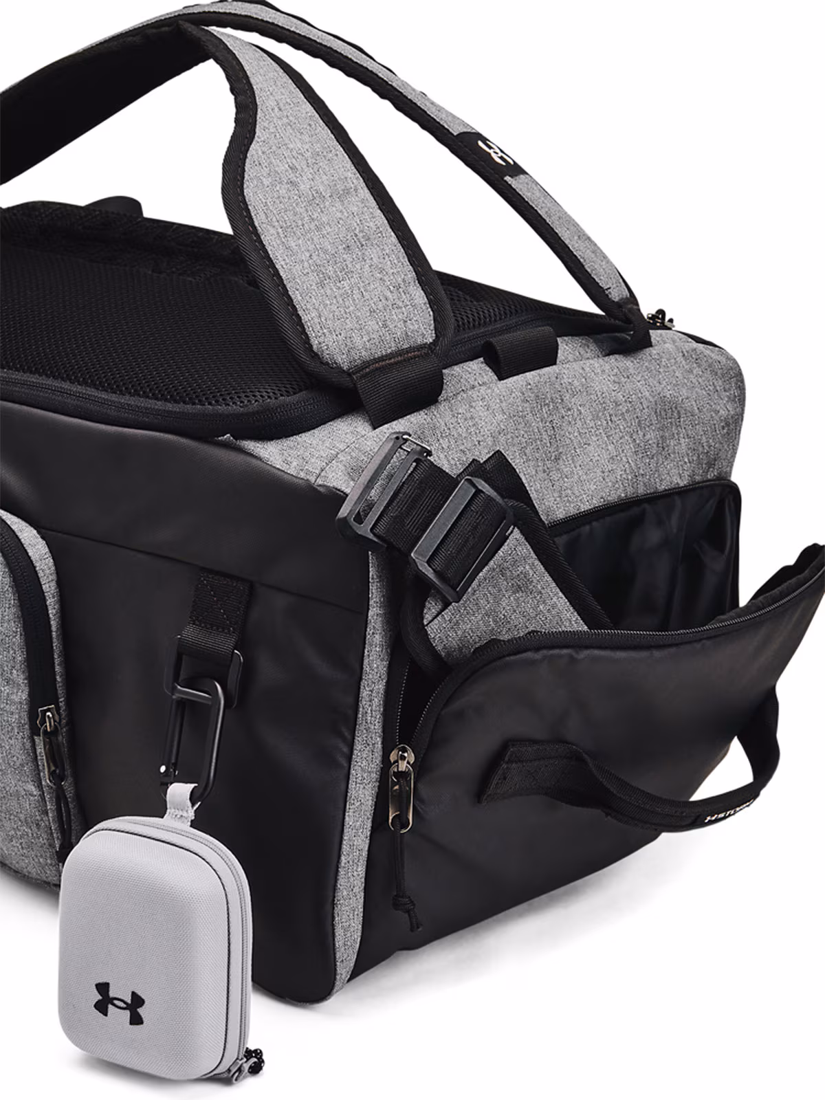 Torba treningowa uniseks Under Armour UA Contain Duo Md Bp Duffle - szara